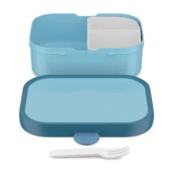 Campus Brotdose mit Bento-Einsatz und Gabel - Cool Blue