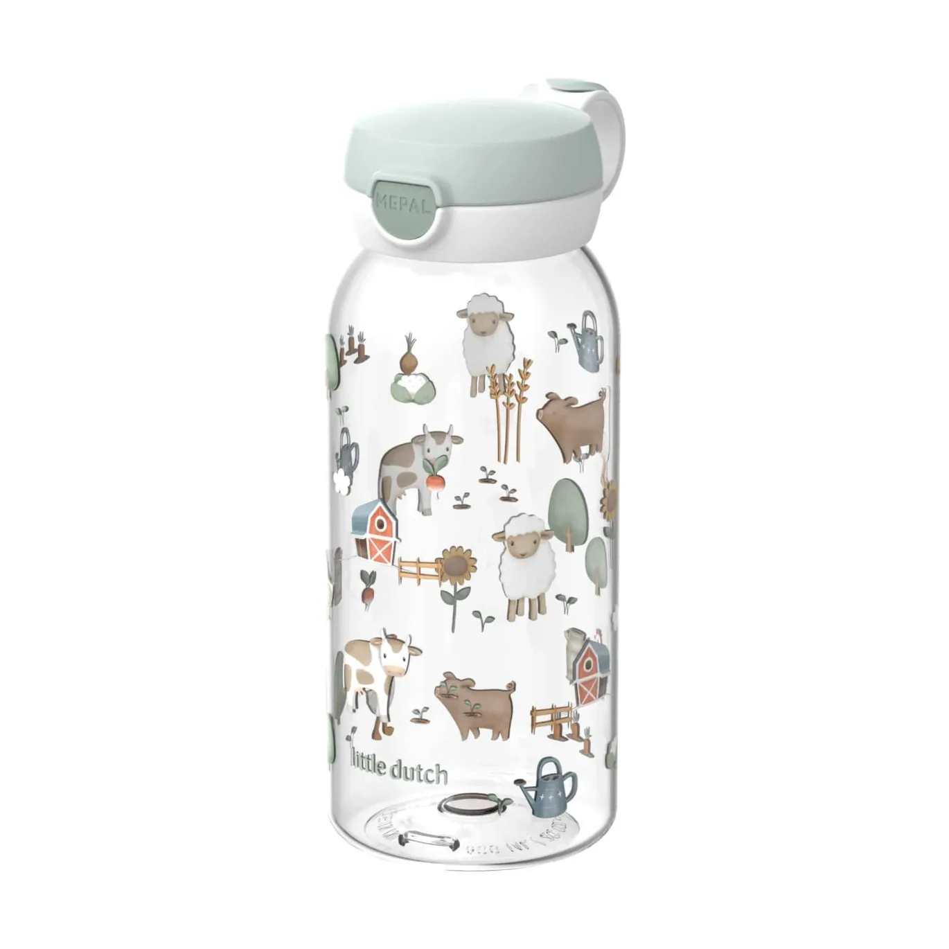 Campus Trinkflasche mit Klappdeckel 600 ml - Little Farm