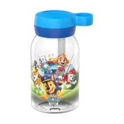 Campus Trinkflasche mit Trinkhalm 450 ml - Paw Patrol Pups