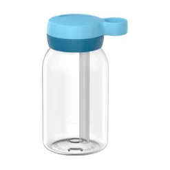 Campus Trinkflasche mit Trinkhalm 450 ml - Cool blue