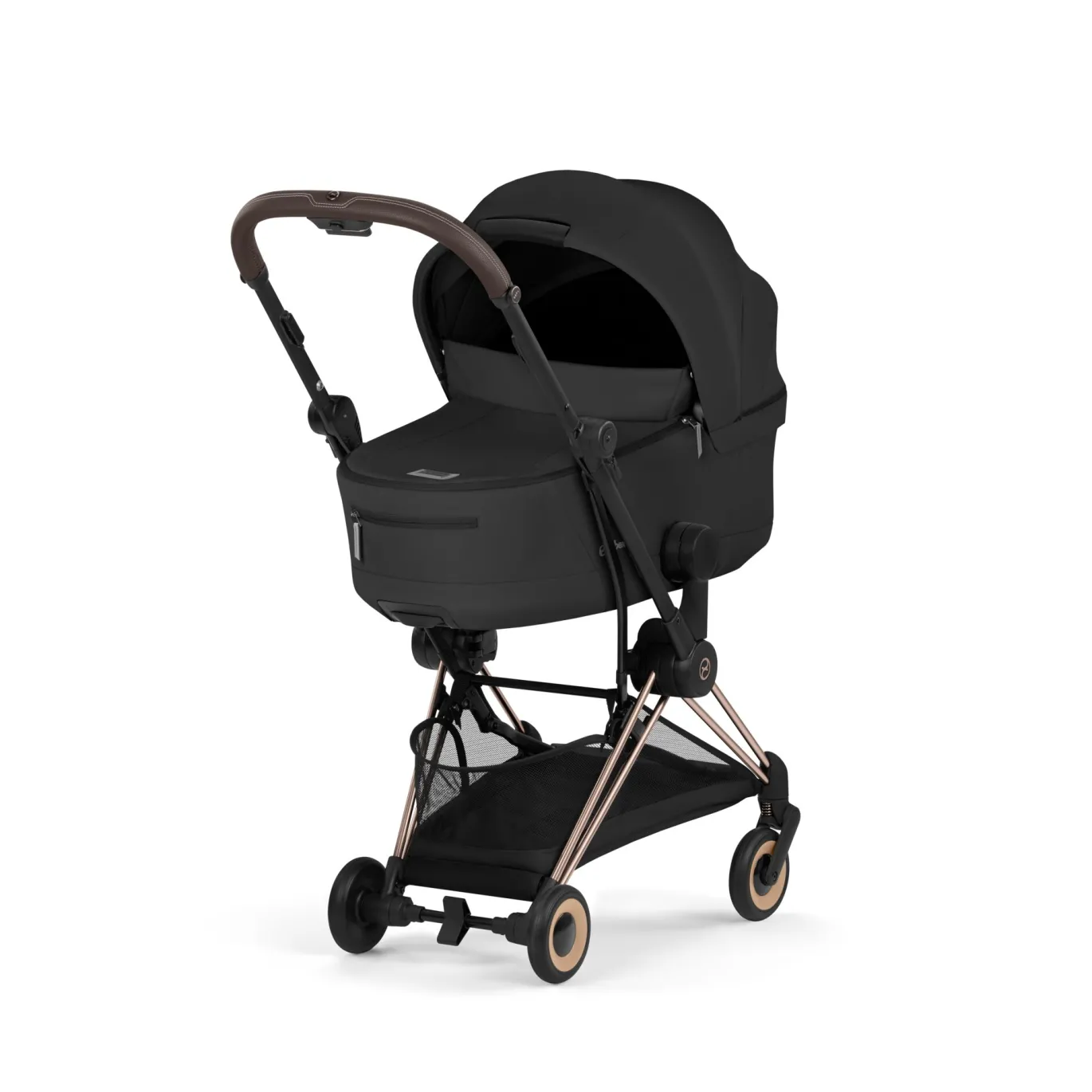 Coya Comfort Sepia Black / Rosegold Rahmen inkl. Babywanne