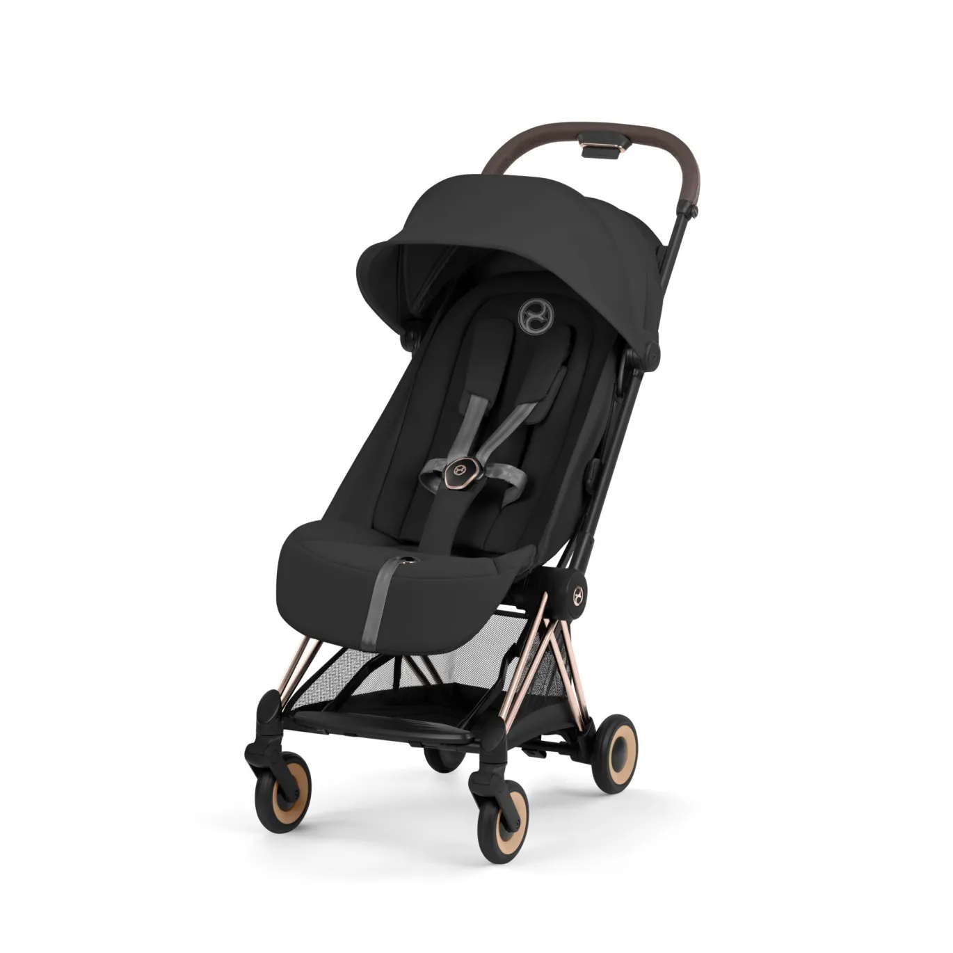 Coya Comfort Sepia Black / Rosegold Rahmen inkl. Babywanne