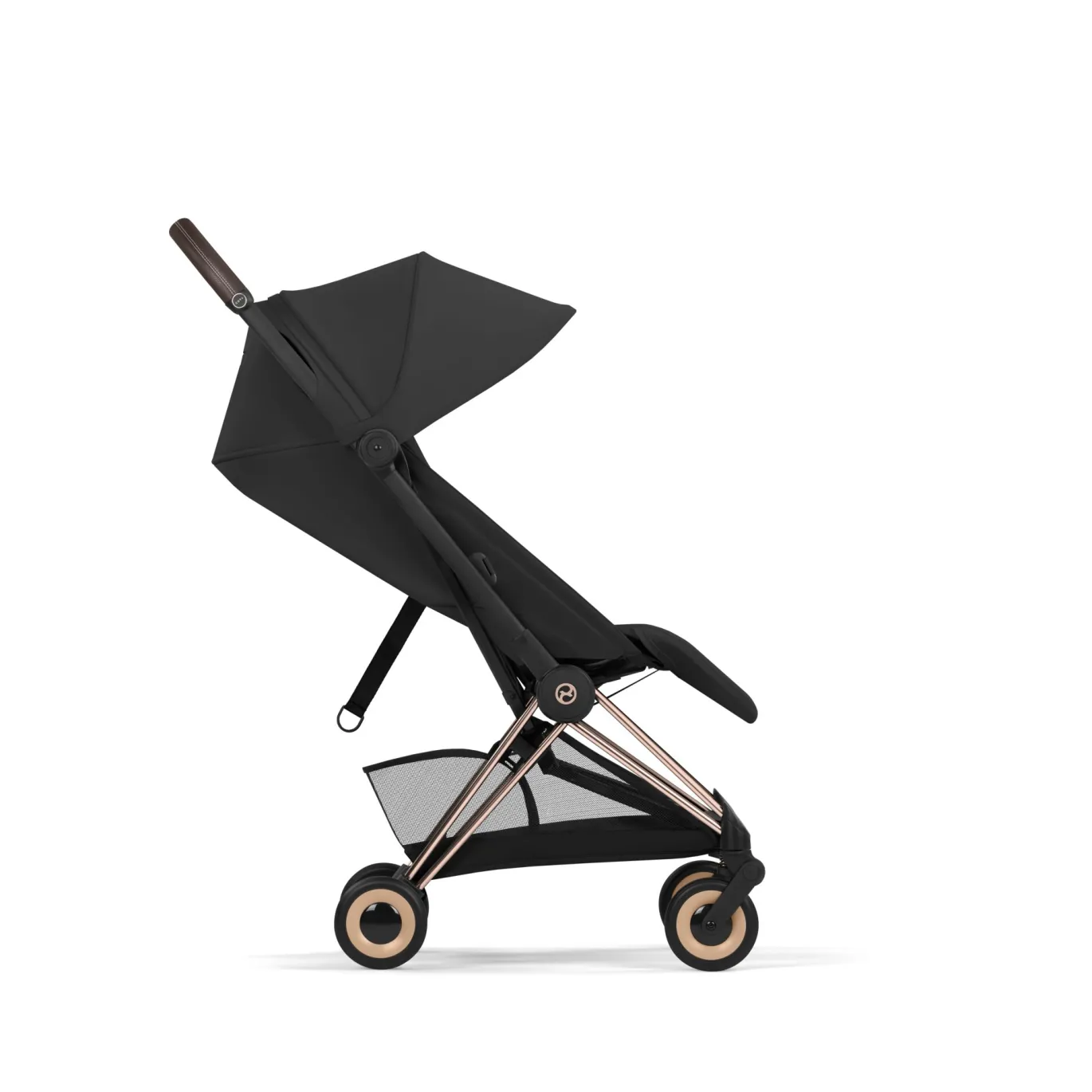 Coya Comfort Sepia Black / Rosegold Rahmen inkl. Babywanne