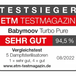 Dampfsterilisator & Flaschentrockner Turbo Pure