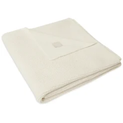 Decke Basic Knit Ivory 75 x 100 cm