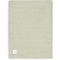 Decke Grain Knit Olive Green 75 x 100 cm