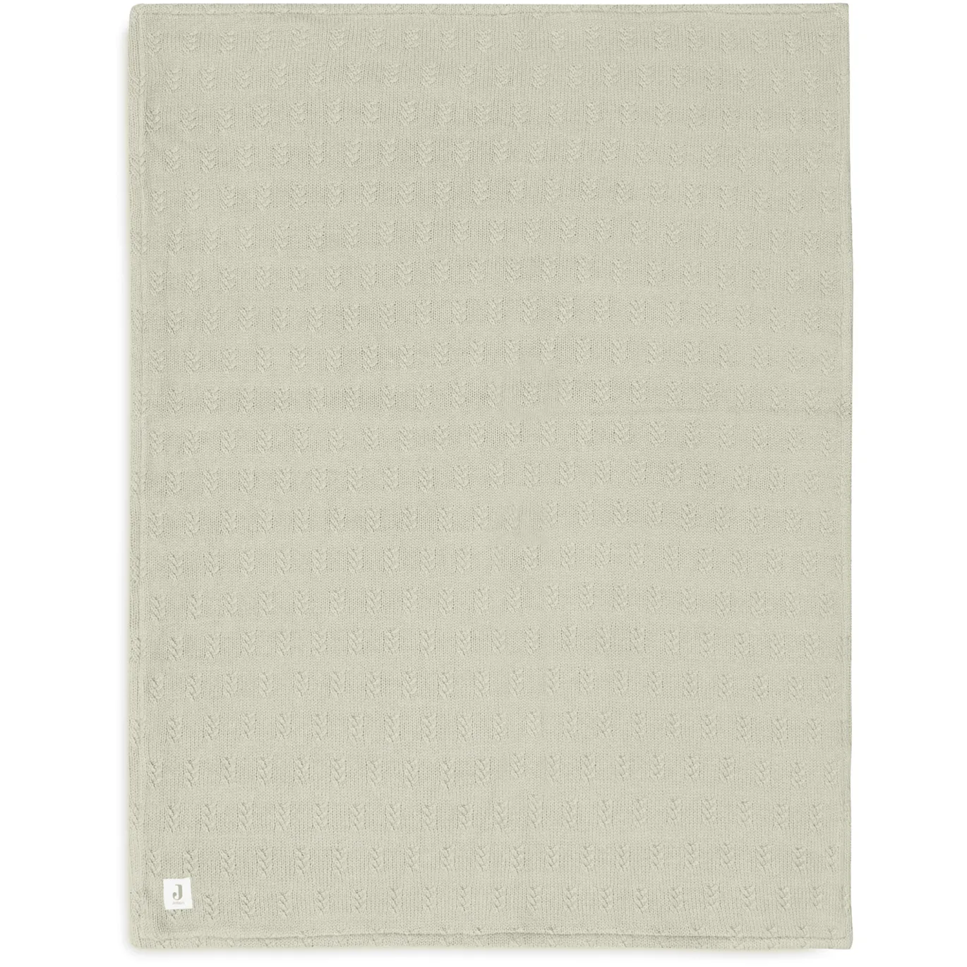 Decke Grain Knit Olive Green 75 x 100 cm