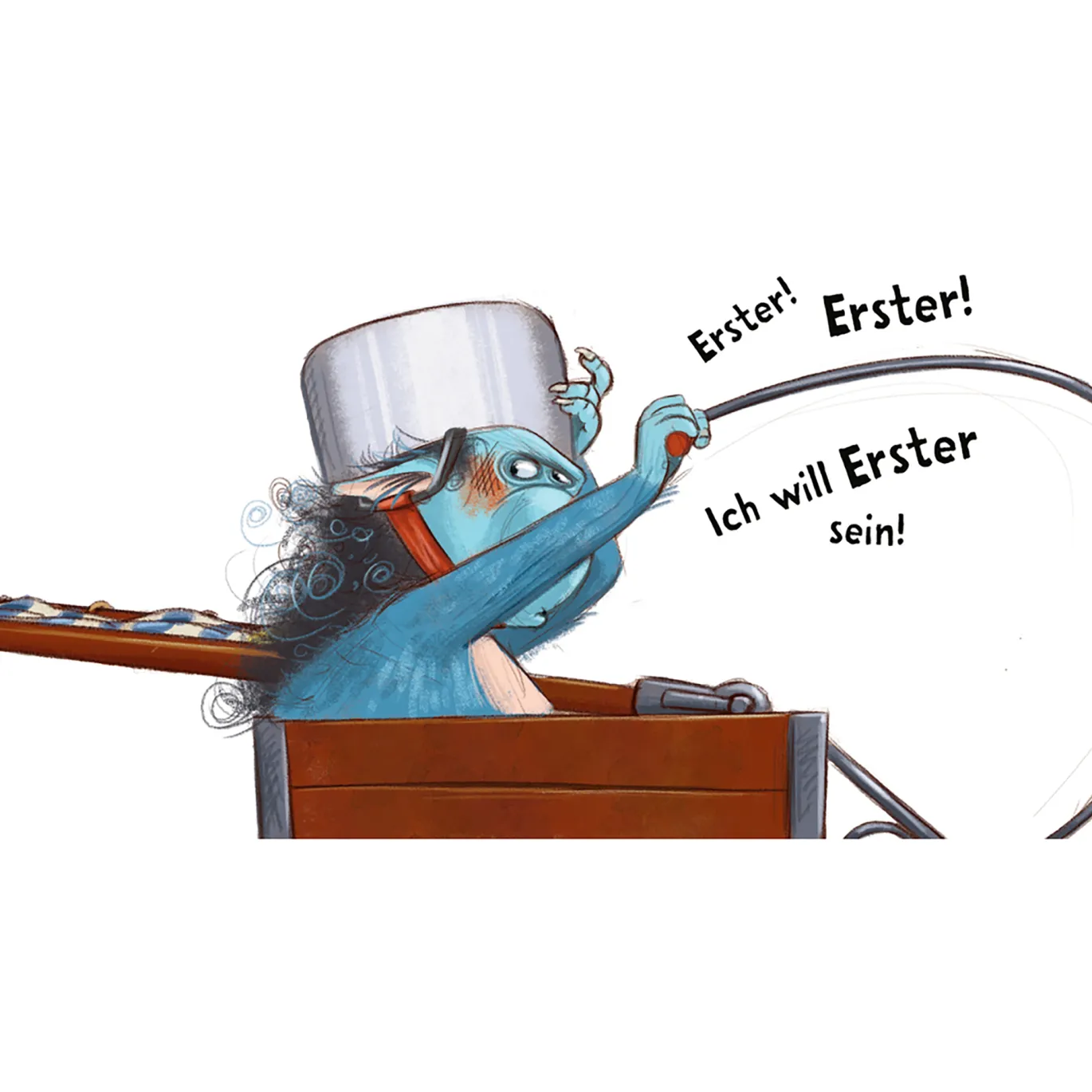 Der Grolltroll ... will Erster sein