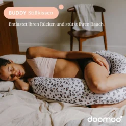 Doomoo Stillkissen BUDDY Leopard Cream 180cm