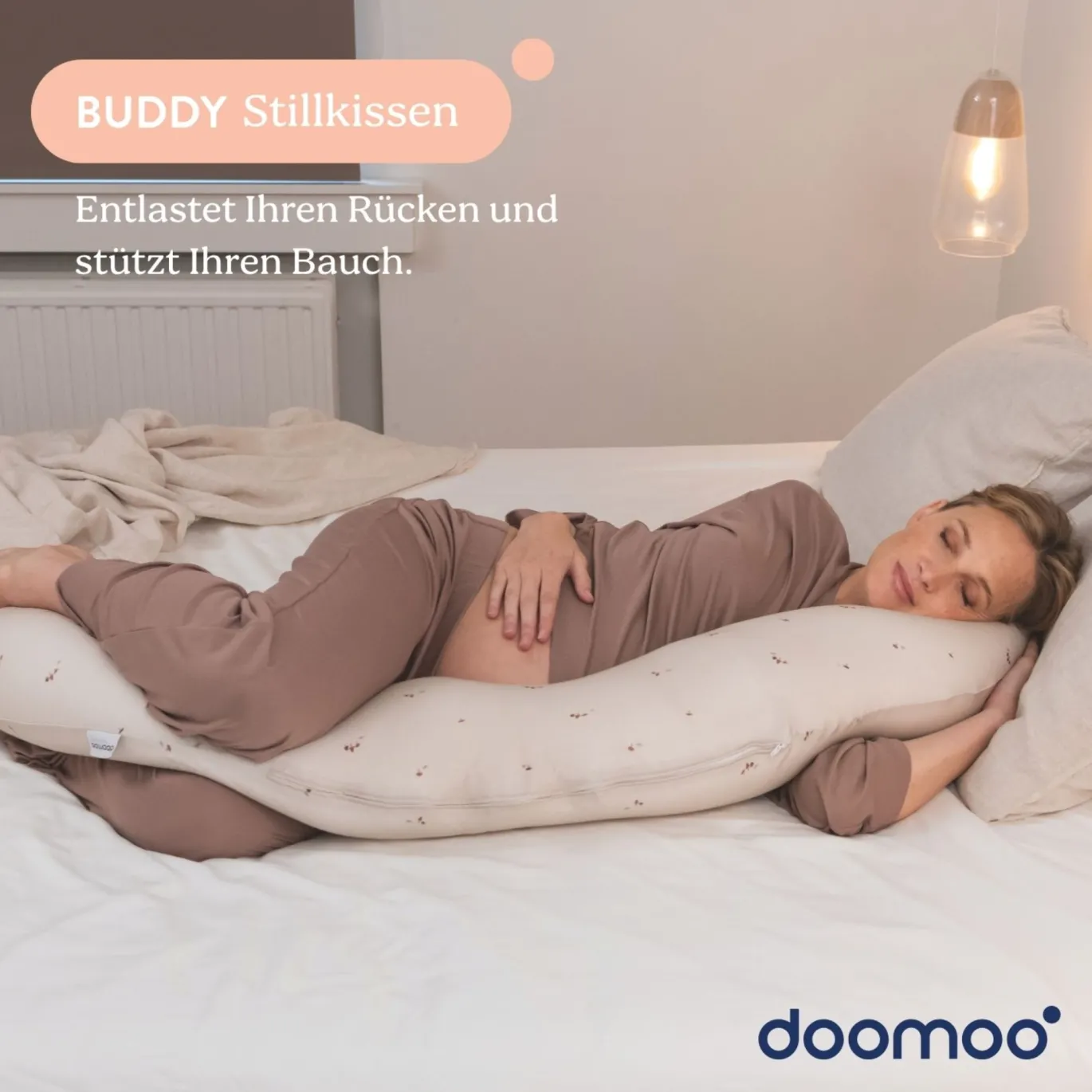 Doomoo Stillkissen BUDDY Mushroom 180cm