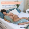 Doomoo Stillkissen BUDDY Tetra Green 180cm