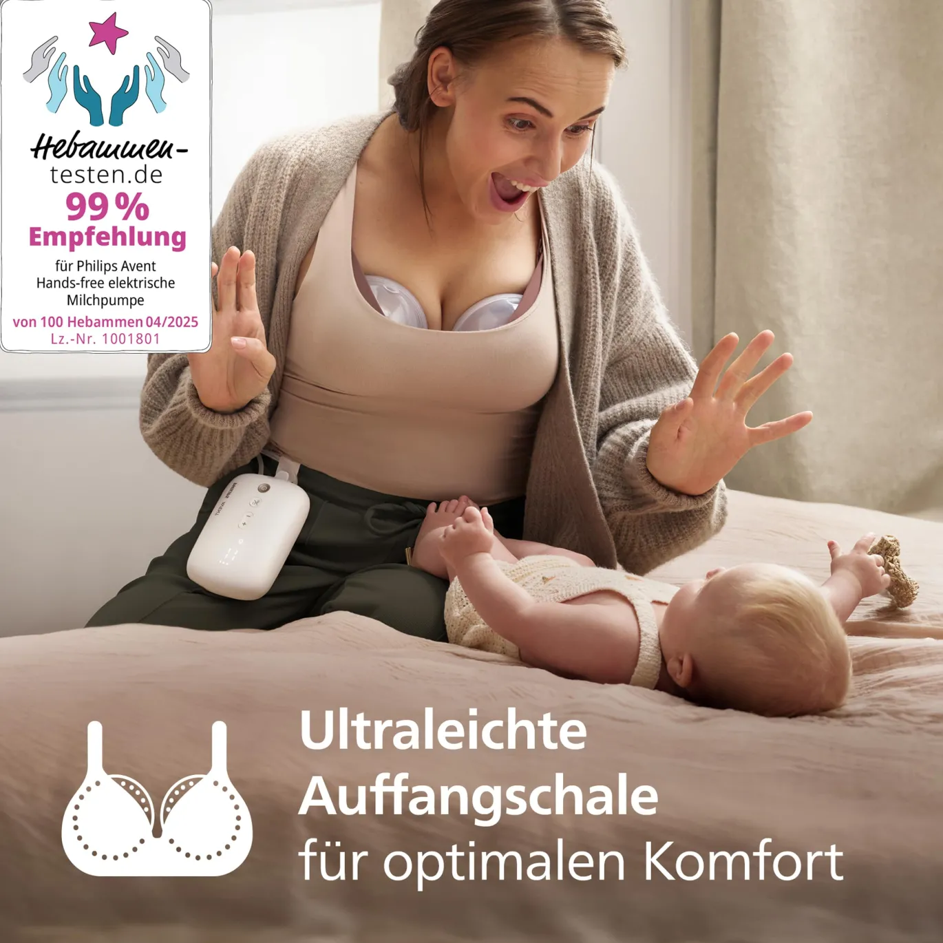 Elektrische Doppelmilchpumpe SCF532/11