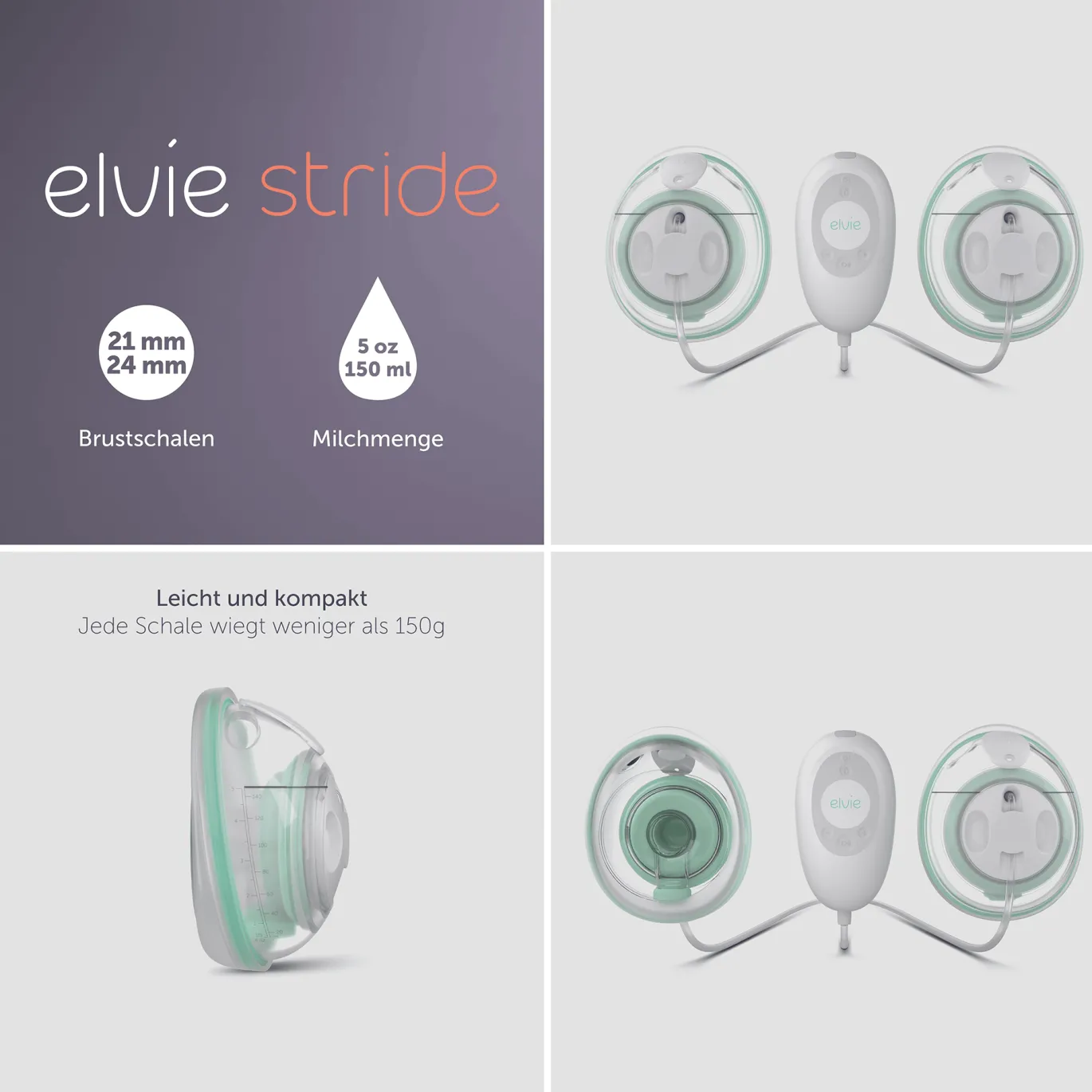 Elvie Stride - Elektrische Doppelpumpe