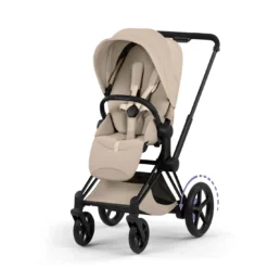 e-Priam Comfort Cozy Beige mit Rahmen in Matt Black 26