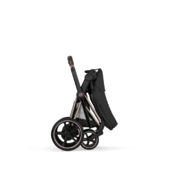 e-Priam Comfort Sepia Black mit Rahmen in Rosegold 26