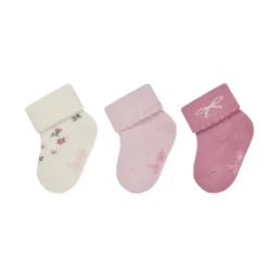 3er-Pack Socken Blümchen