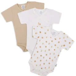 3er-Pack Wickelbodys Natur