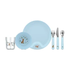 6er-Set Kindergeschirr Mio Forest Friends