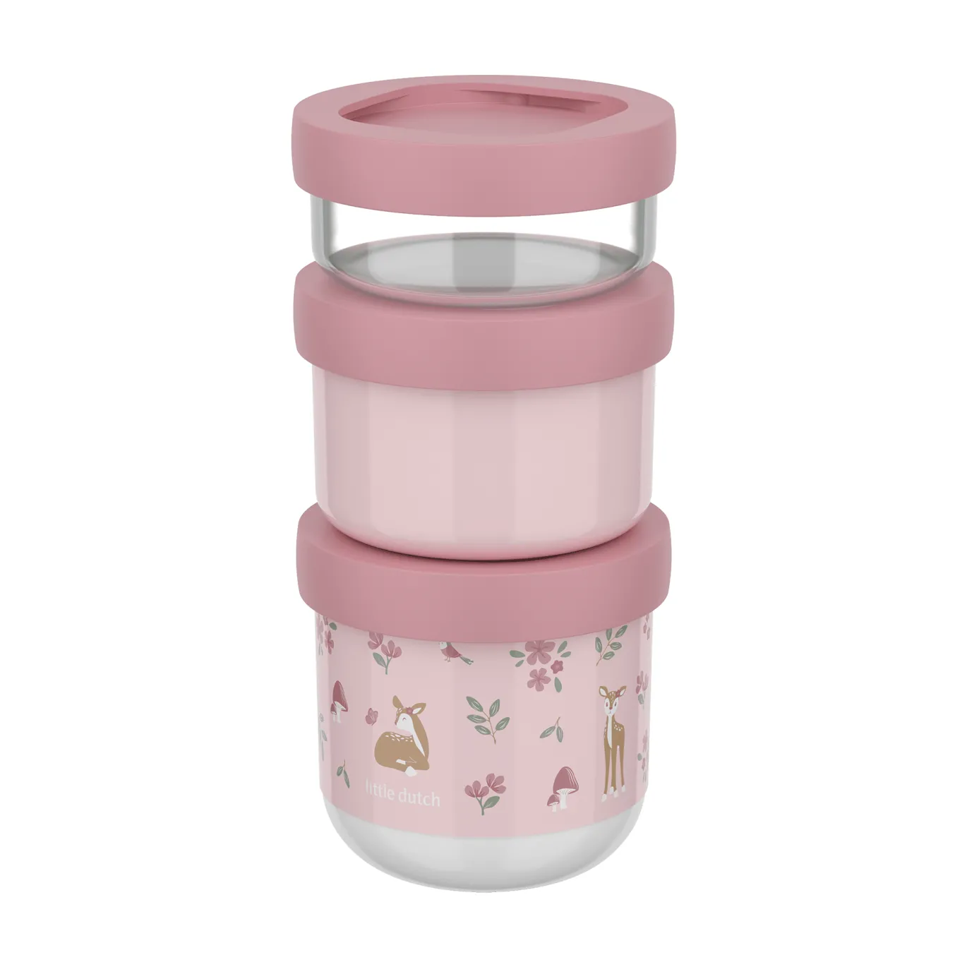 3er-Set Snackbox Mio Fairy Garden