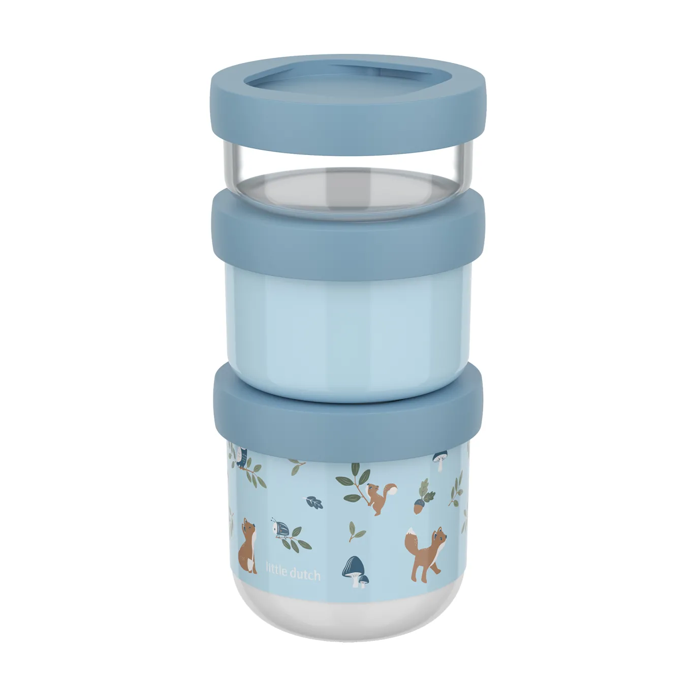 3er-Set Snackbox Mio Forest Friends