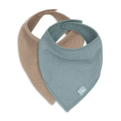 2er-Set Bandana Lätzchen Muslin