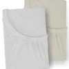 2er Set Jersey Spannbetttücher 40 x 90 cm