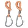 2er Set Kinderwagenhaken Beige Orange
