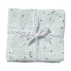 2er-Set Mulldecken Dreamy Dots Blue