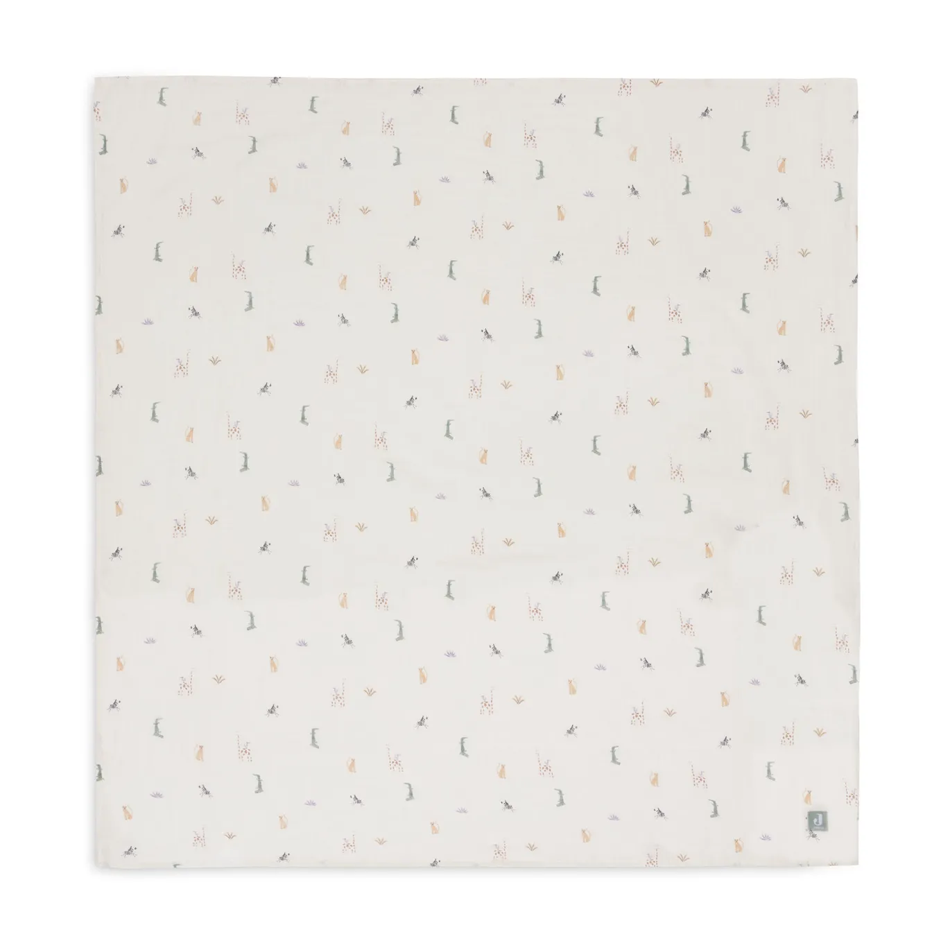 3er-Set Mulltücher Jungle Jambo 70 x 70 cm
