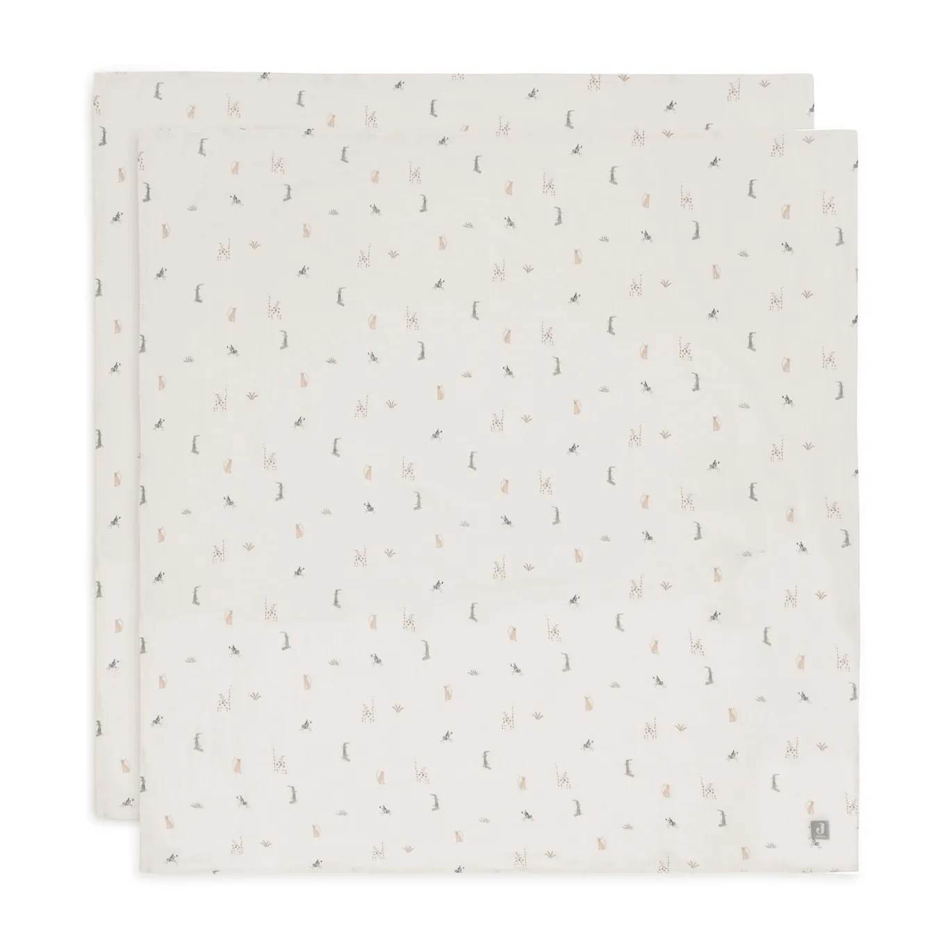 3er-Set Mulltücher Jungle Jambo 70 x 70 cm