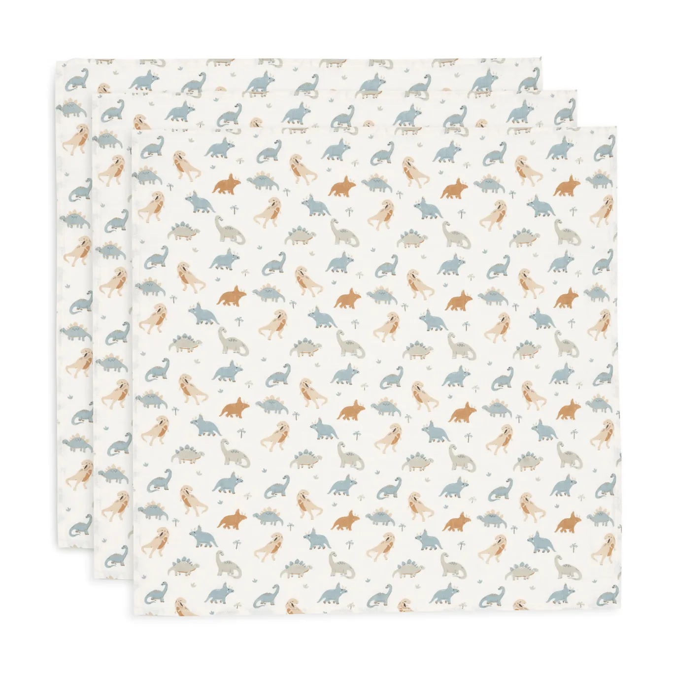 3er-Set Mulltücher Roarsome 70 x 70 cm