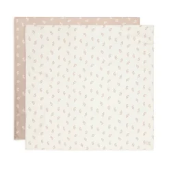2er Set Mulltücher Zweige 115 x 115 cm