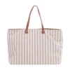 Family Bag Tragetasche Nude gestreift