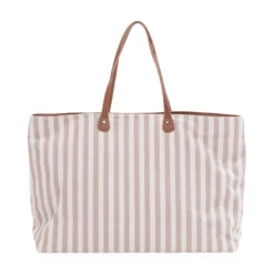 Family Bag Tragetasche Nude gestreift