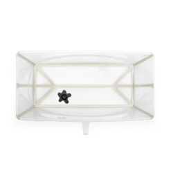 Flexi Bath® Transparent Sandy Beige mit hitzeempfindlichem Stöpsel
