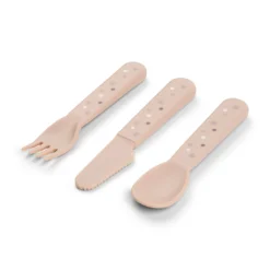 Foodie Besteck Set Happy Dots Rosa