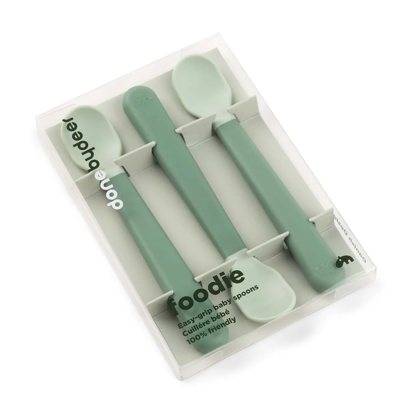 Foodie easy-grip Babylöffel 3er-Pack