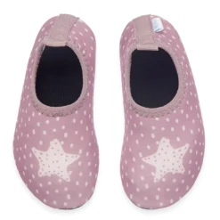 gepunktete Badeschuhe Stern