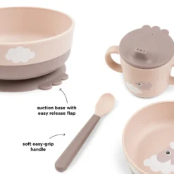Geschirrset First Meal Happy Clouds