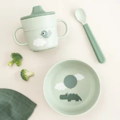 Geschirrset First Meal Happy Clouds