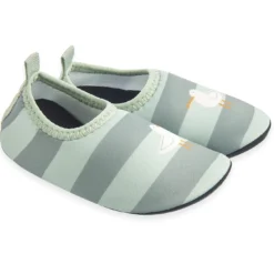 gestreifte Badeschuhe Möwe