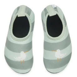 gestreifte Badeschuhe Möwe