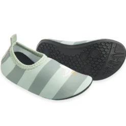 gestreifte Badeschuhe Möwe