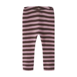 gestreifte Ripp-Leggings