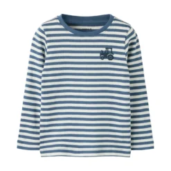 gestreiftes Langarmshirt Traktor