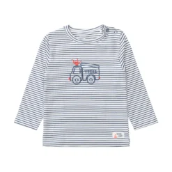 gestreiftes Langarmshirt Feuerwehr