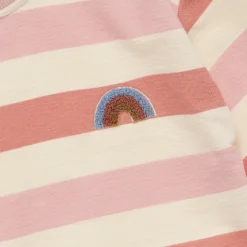 gestreiftes Sweatshirt Regenbogen