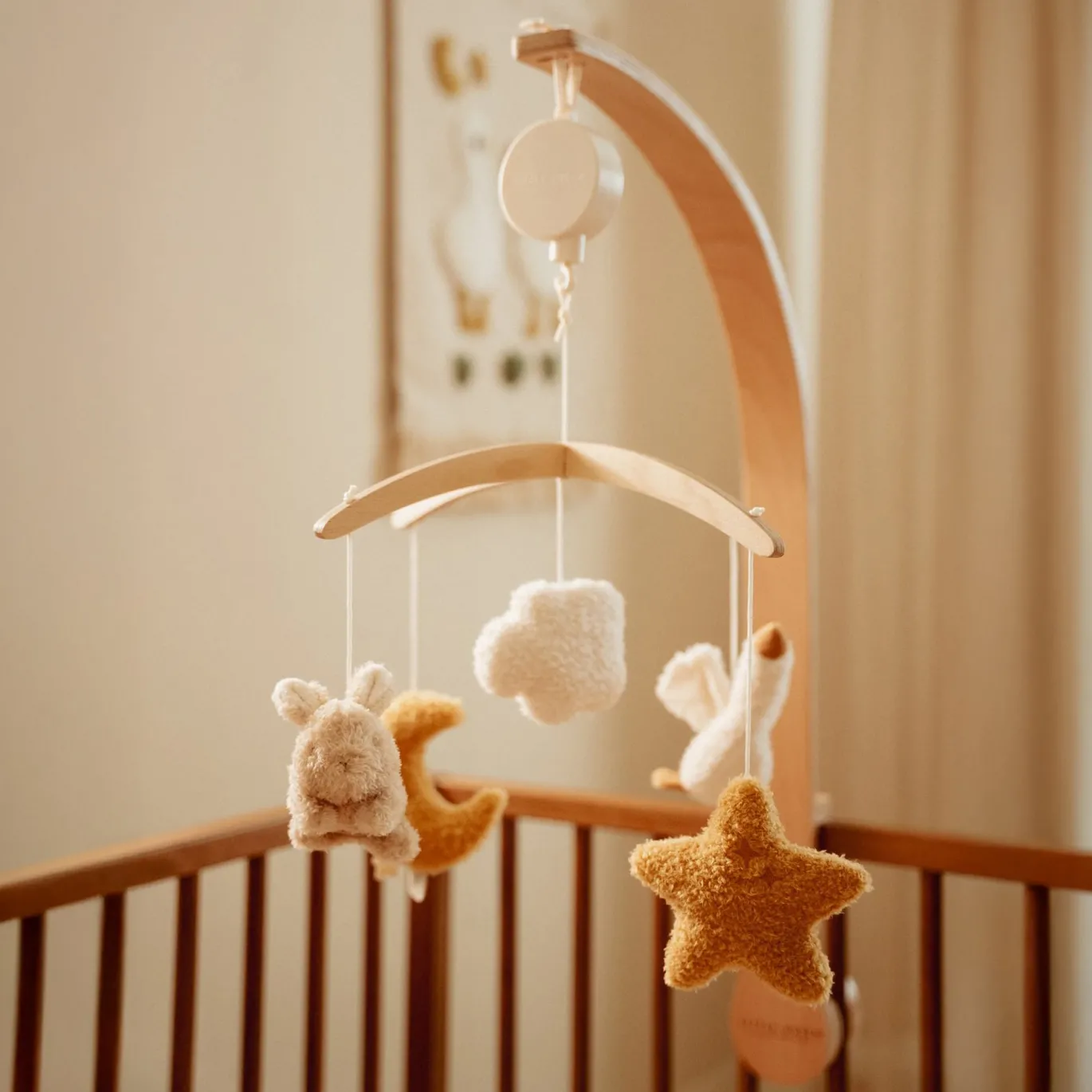Holz-Musikmobile Newborn Naturals
