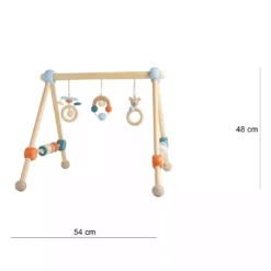 Holzspieltrapez Bär
