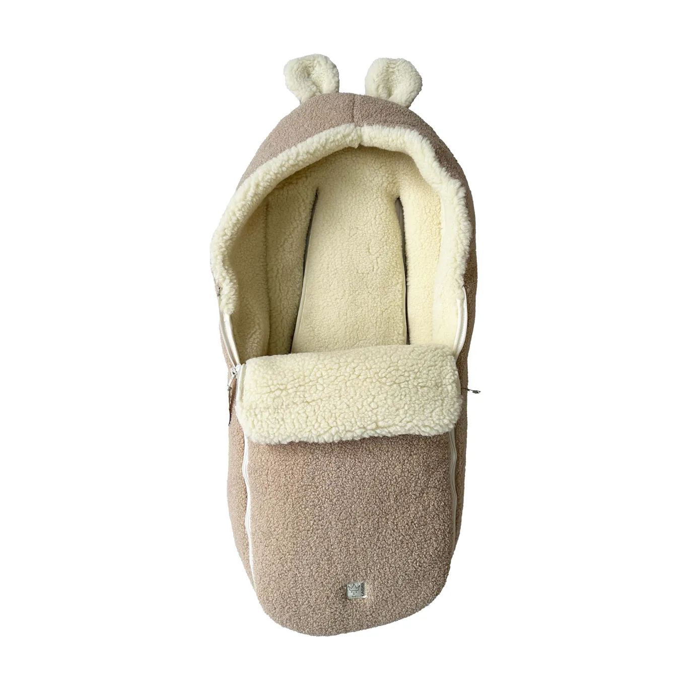 HUKKY Babyschalen Fußsack Warm Sand